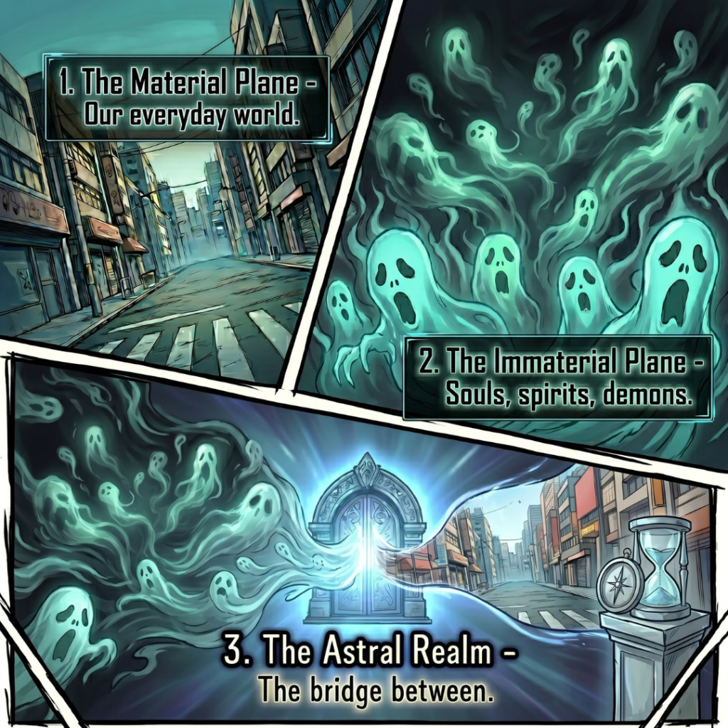 DEMON DANCER: SUA/NARA illustrated world lore, panel 3