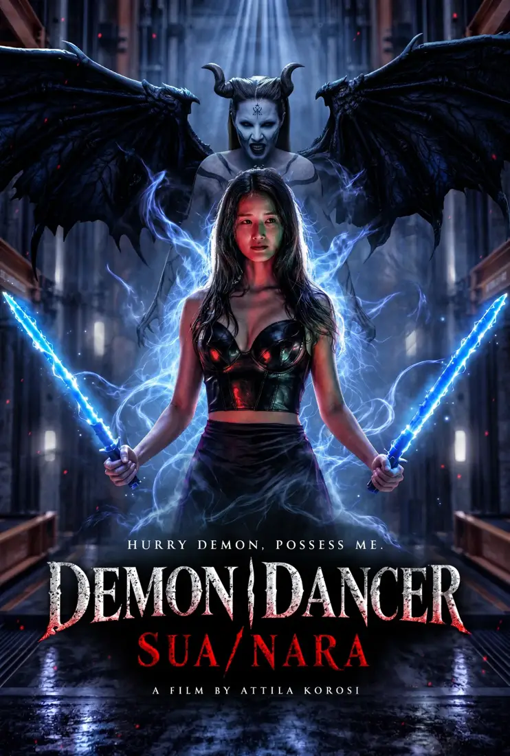 Official DEMON DANCER: SUA/NARA poster featuring Sua and Nara